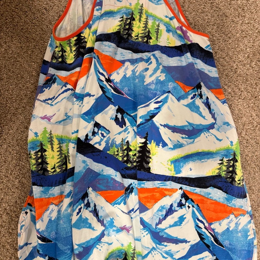 Free People Hot Shot Printed Mountain Scene Onesie - Picture 5 of 5